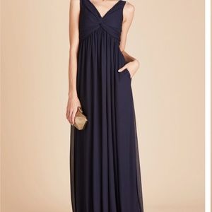 Birdy Grey bump-friendly formal dress in Navy